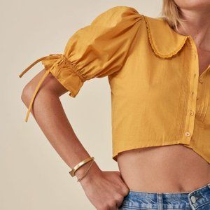 💛 REFORMATION Rutabaga Top - Ginger